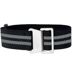 Vintage-Inspired French Parachute Nylon Watch Strap - 22mm (25)