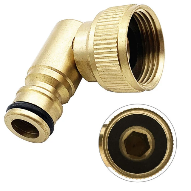 Hose Reel Swivel Elbow Quick Connector 90-degree Nipple Connector