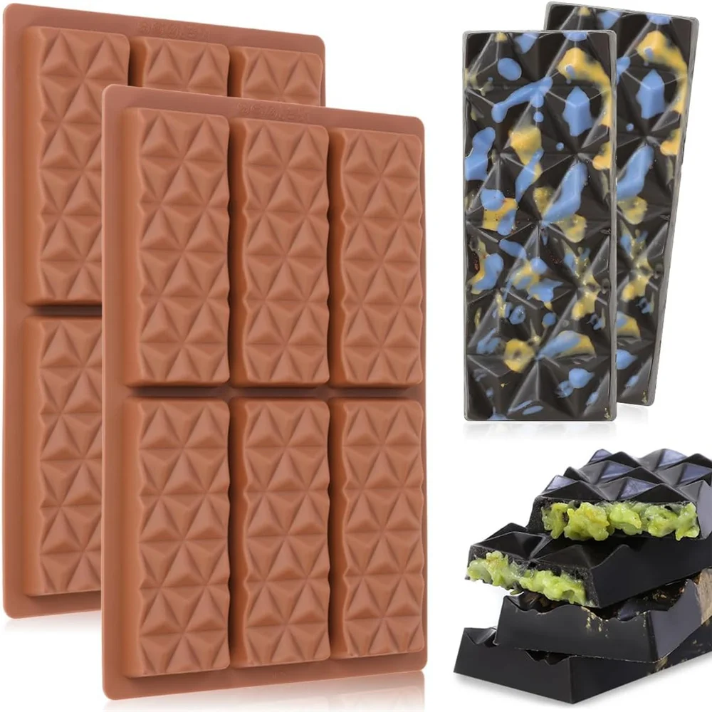 Molde Chocolate Dubai Molde Para Barra Hugtrwg Silicona Antiadherente Para Chocolate Moldes Chocolate