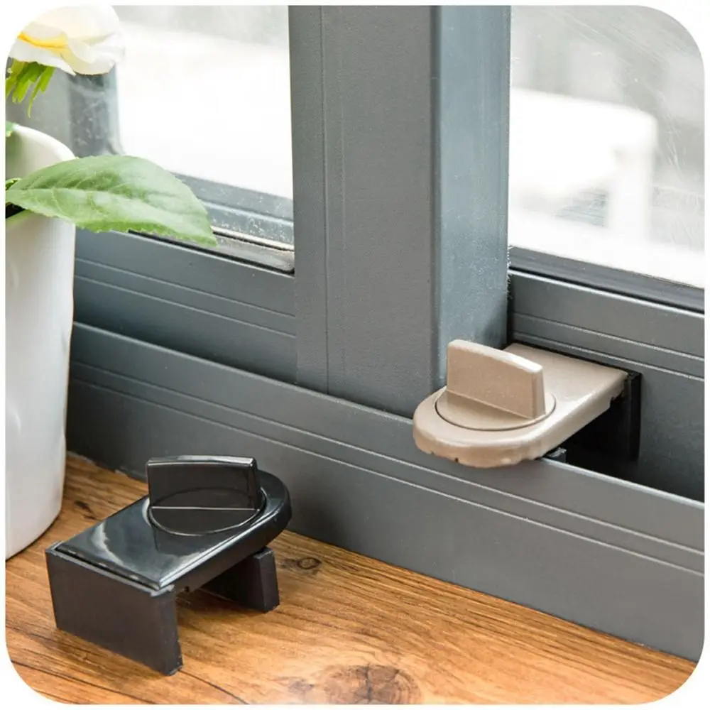 Description Picture 5 of itemMetal Sliding Window Locks Security Protection Window Limiter Adjustable Baby Safety Lock for Kids Children Safety Protection