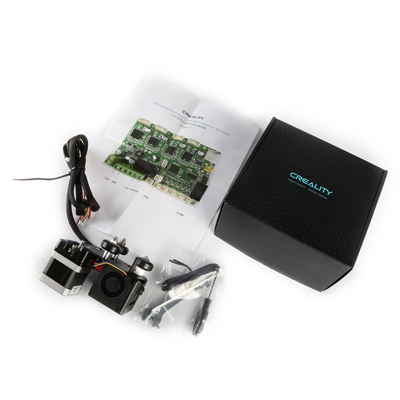 Crialidade-extrusora de Acionamento Direto para Ender Ender3 Pro Atualizado 4240 Stepper Motor Hotend Kit Cabos de Ventilador 175 mm - Imagem 4