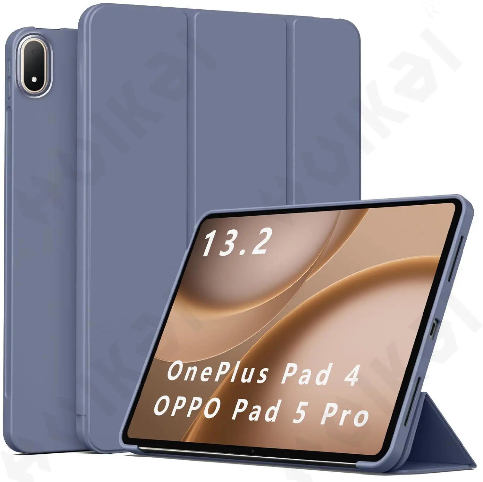 Elegant Trifold PU Leather Stand Case