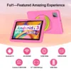 10.1 Inch Tablet for Kids, Android 13, Octa-Core, 4G LTE Dual SIM, Parental Control, 12GB RAM(6+6 Expand)/128 GB Storage 3