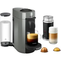 Nespresso Vertuo Plus Coffee and Espresso Maker by De'Longhi, Grey with Aeroccino Milk Frother 1
