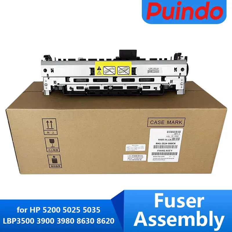 

RM1-2524-000CN Original Fuser Unit for HP 5200 5025 5035 LBP3500 3900 3980 8630 8620 8610 Fuser Assembly