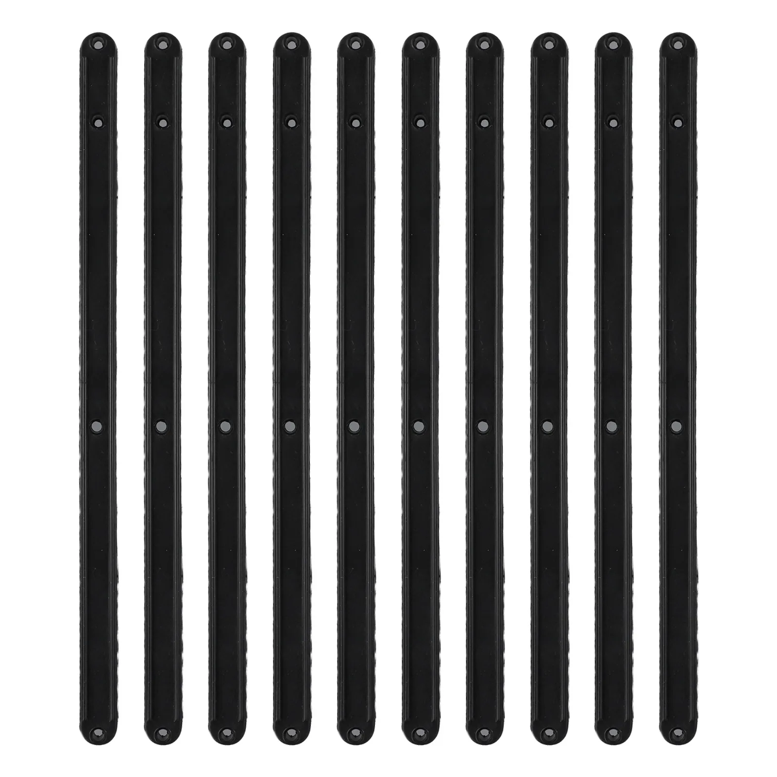 10-Piece Set of Plastic Drawer Slides - Smooth-Glide Replacement Runners in Various Lengths