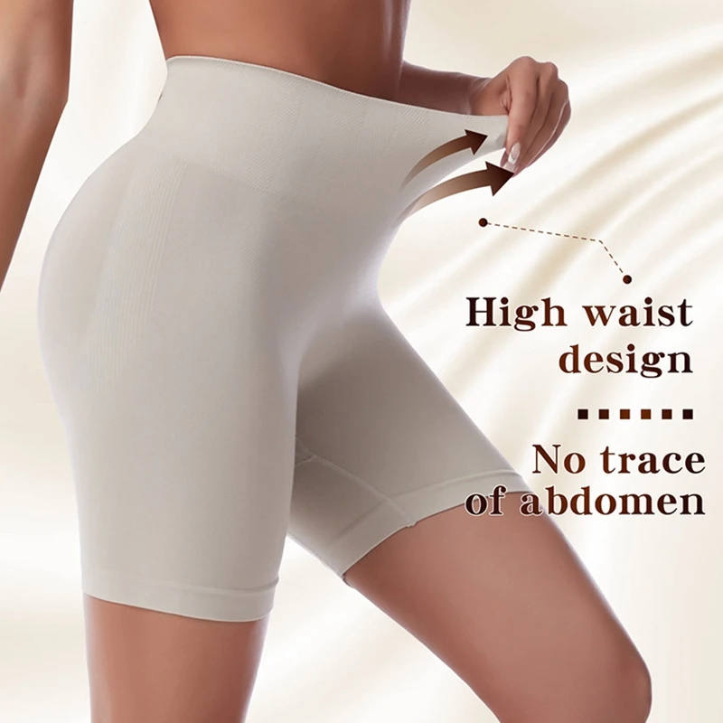 

Seamless Safety Pants High Waist Abdominal Pants Women's Panties Postpartum Body Shaper Comfort Boxer Briefs Skirt Shorts