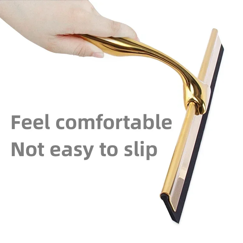 Stainless Steel Window Glass Cleaning Tool with Handle Silicone Rubber Brush Bathroom Shower Squeegee Kitchen Car Mirror Wipers cleaning brush window cleaning squeegee window cleaner window cleaning tool glass scraper glass window scraper cleaning squeegee shower squeegee scraper tool car glass cleaner