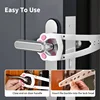 Pet Fence Cat Entrance and Exit Door Ventilation Cat Entrance and Exit Door Cracks Artifact Bedroom Without Hole Punching 3