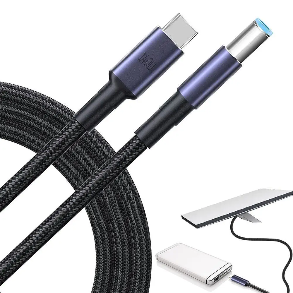 For Starlink Mini Type C To D Data Cable Support 140w USB-C Charging PD Can Be Used For Mobile Power Nylon Rope Design 1.8M starlink data cable