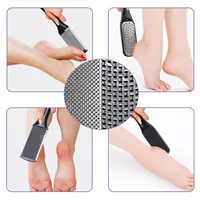 Pedicure Set Peeling and Exfoliating Calluses Foot Scrubbing Brush Stainless Steel Double-sided Foot Care Pedal Stone 10 in 1 2