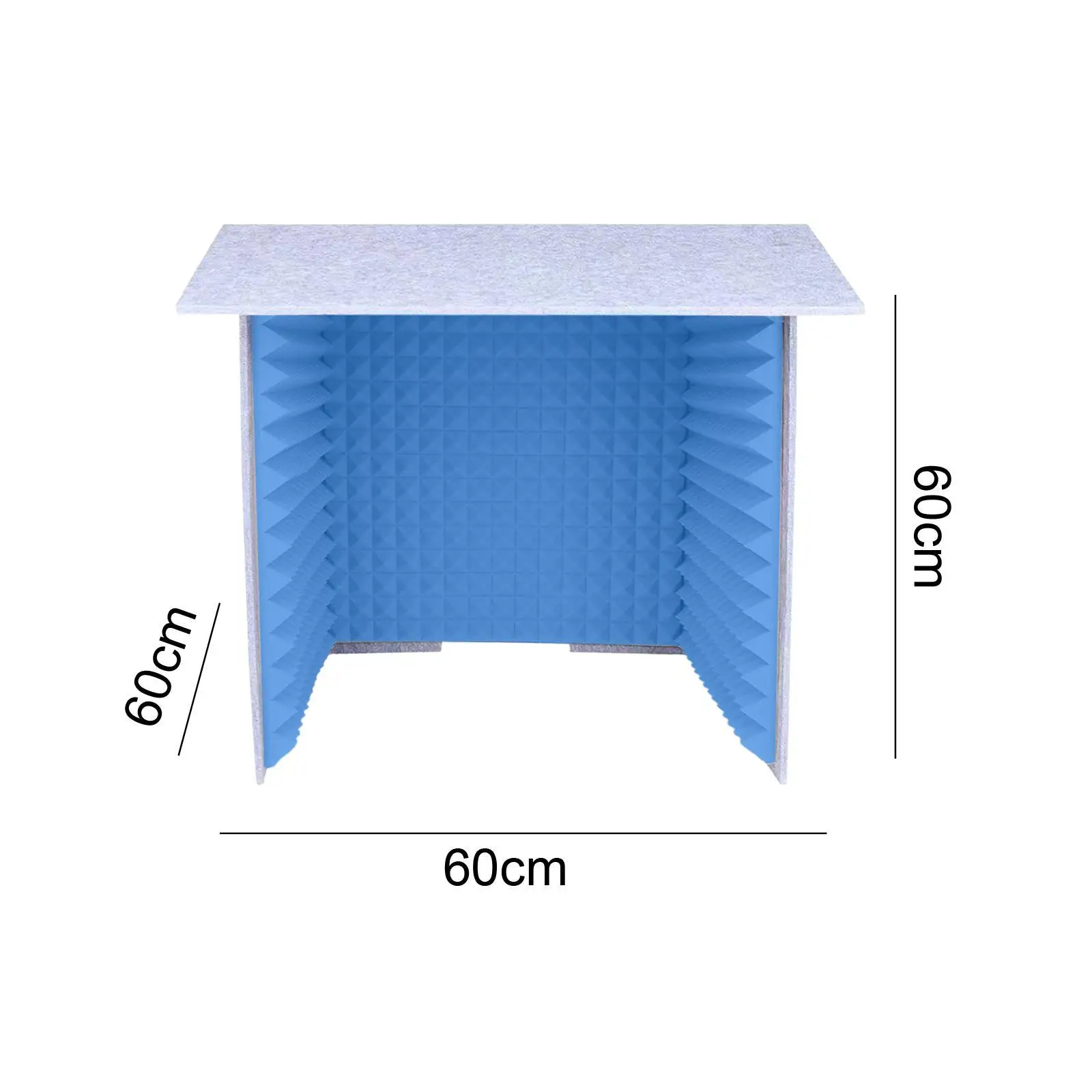 Portable Soundproof Booth Cover,Foam Panels,Studio Sound Recording,Sturdy Self Made Sound Box Vocal Absorbing