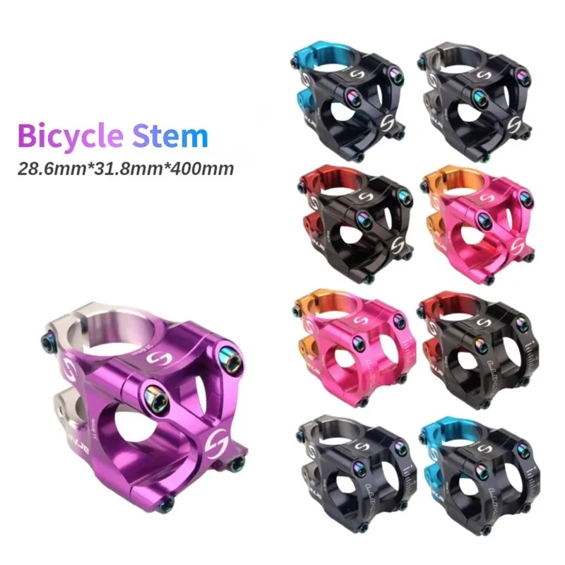 Bicycle Stem LUNJE MTB Road Bike Short Handlebar Two-color Gradient