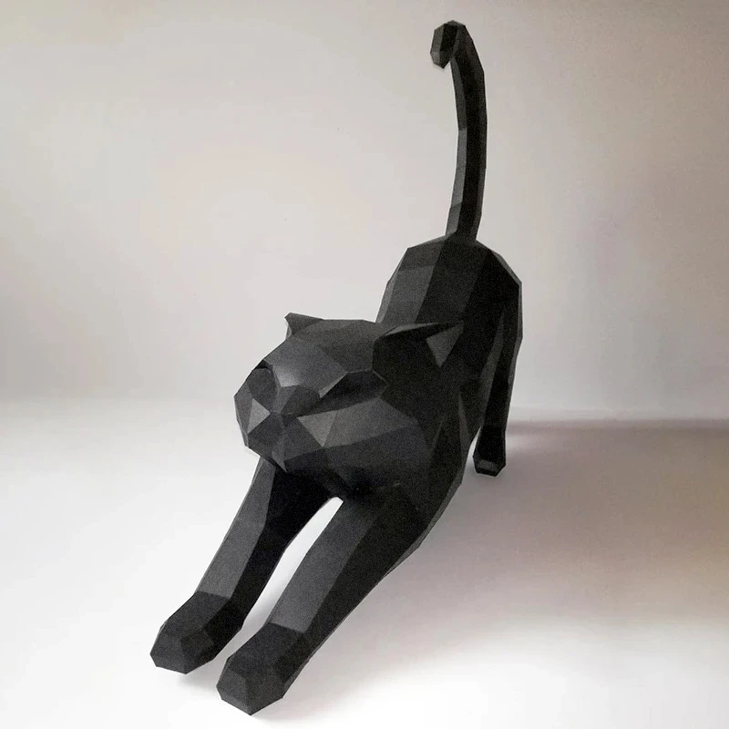 Kit De Origami De Gatos - 50 Hojas De Papel Para Hacer Gatos 3D, Manualidades Para Adultos Y Niños