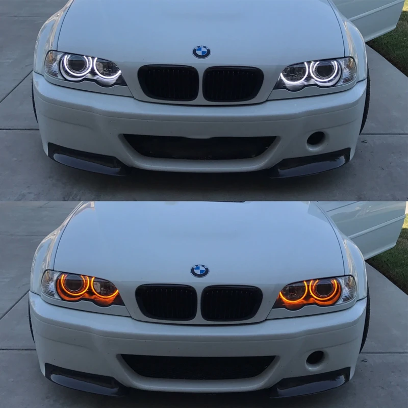 for BMW 3 series E46 316i 318i 320d 323i 328i 330i 325xi 330d 1998-2005 Excellent LED Cotton Angel Eyes halo rings daytime light