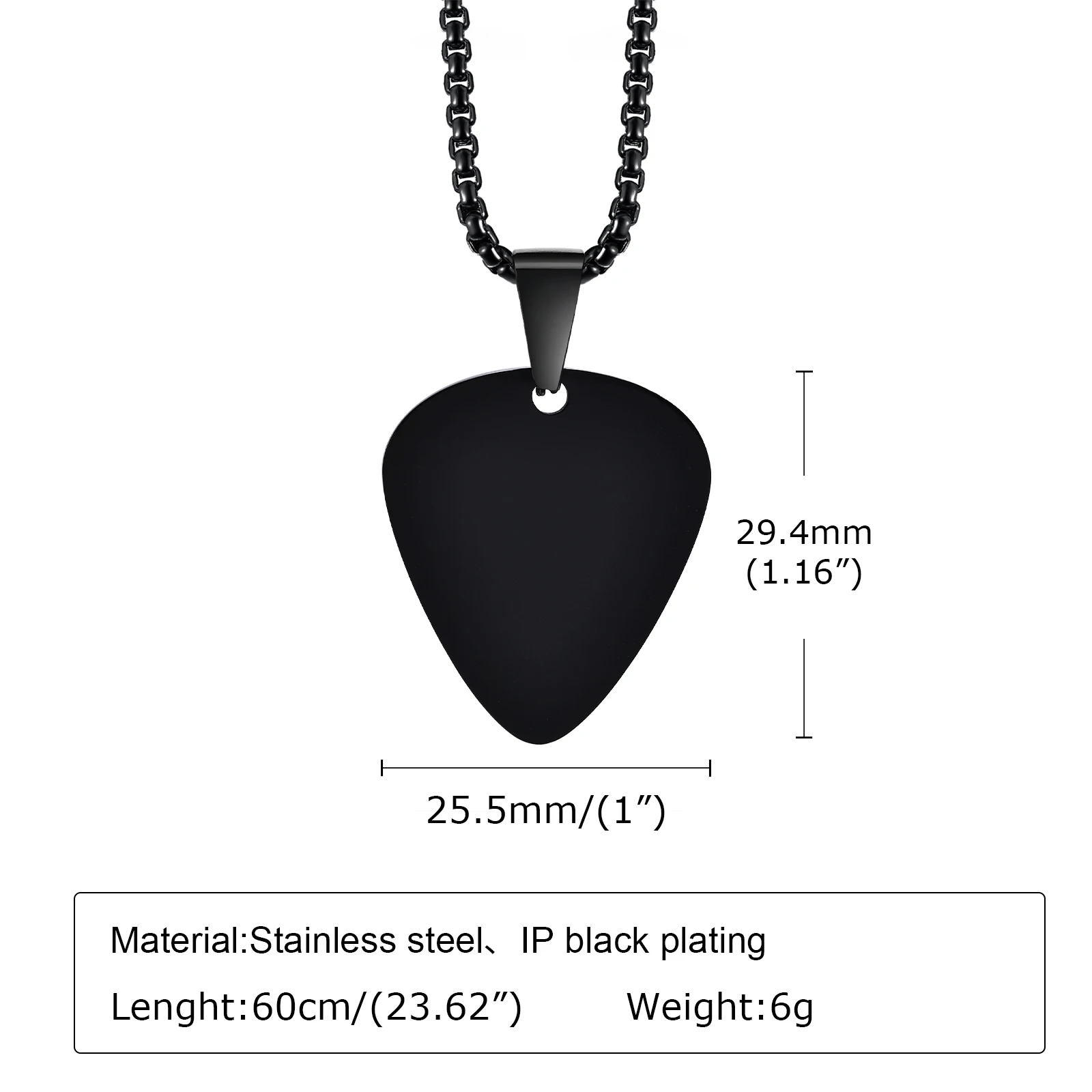 Guitar Pick Necklace - Stainless Steel Zodiac Constellation Pendant With Leather Cord, Music Lover Jewelry Gift