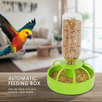 Bird Feeder Automatic Sprinkler Dual-purpose Eight Grid Super Large Capacity Parrot Bird Convenient For Feeding Pet Supplies 1