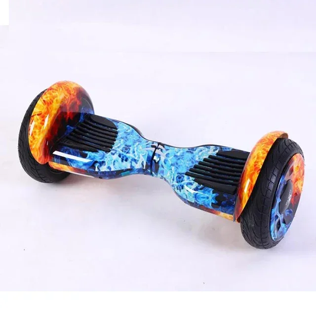 Powerful 10 inch white electric self-balancing scooter hooverboard for adults