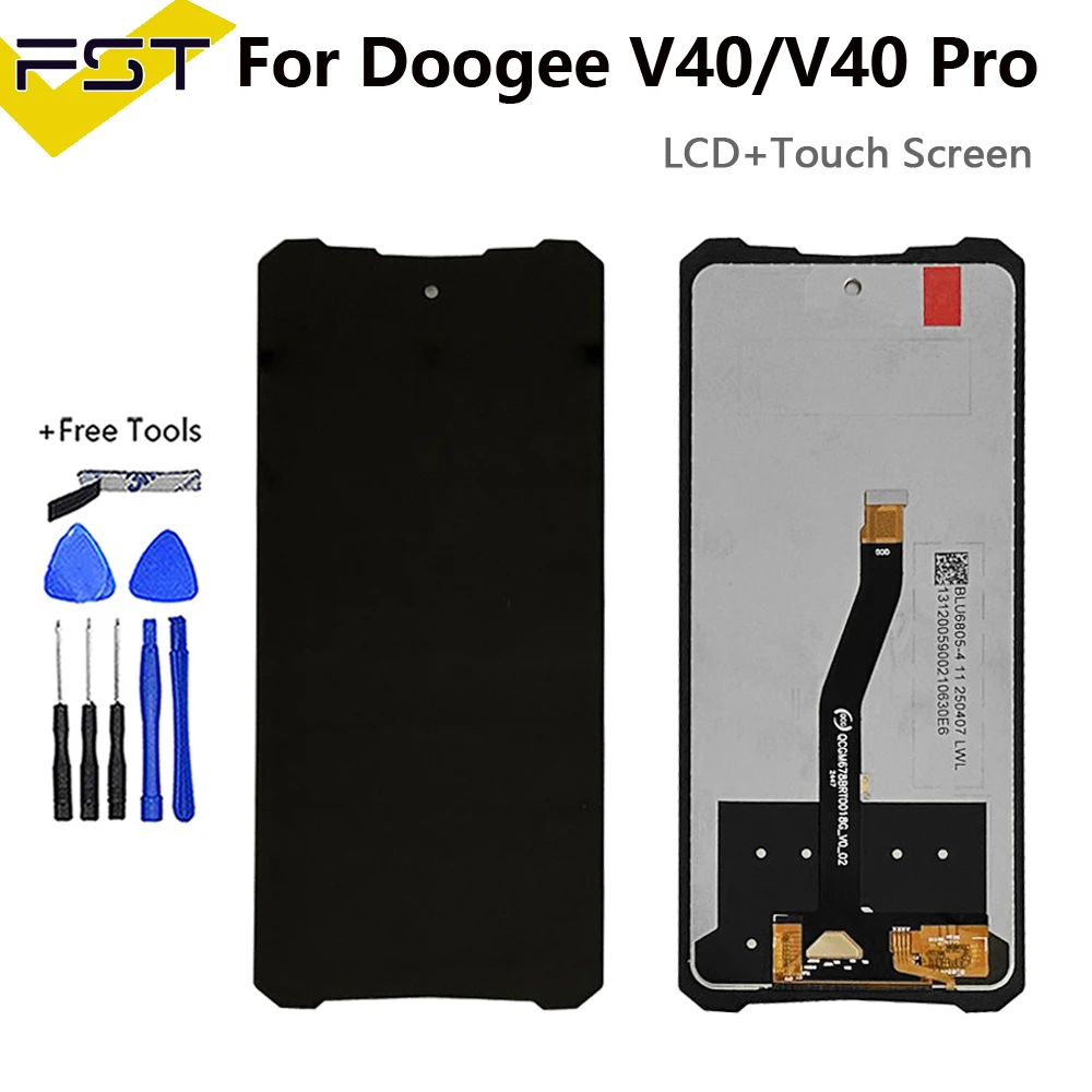 Vetro LCD + Touch Screen Per Doogee S41 - Ricambio Display Digitalizzatore, Nuovo UK