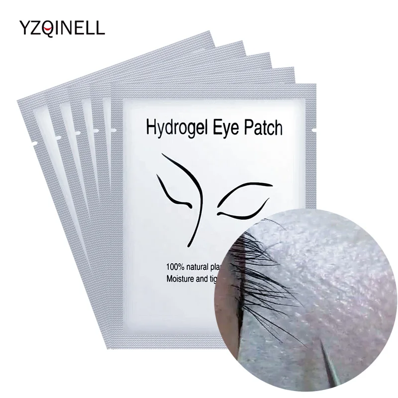 Eyelash Patches 100Pairs Hydrogel Eye Patch for Building Eyelash Extension Under Eye Pads Grafted Lash Stickers Beauty Tools eyelash patch eyelash pads eyelash patches eye patches eyelash accessories eyelash extension supplies