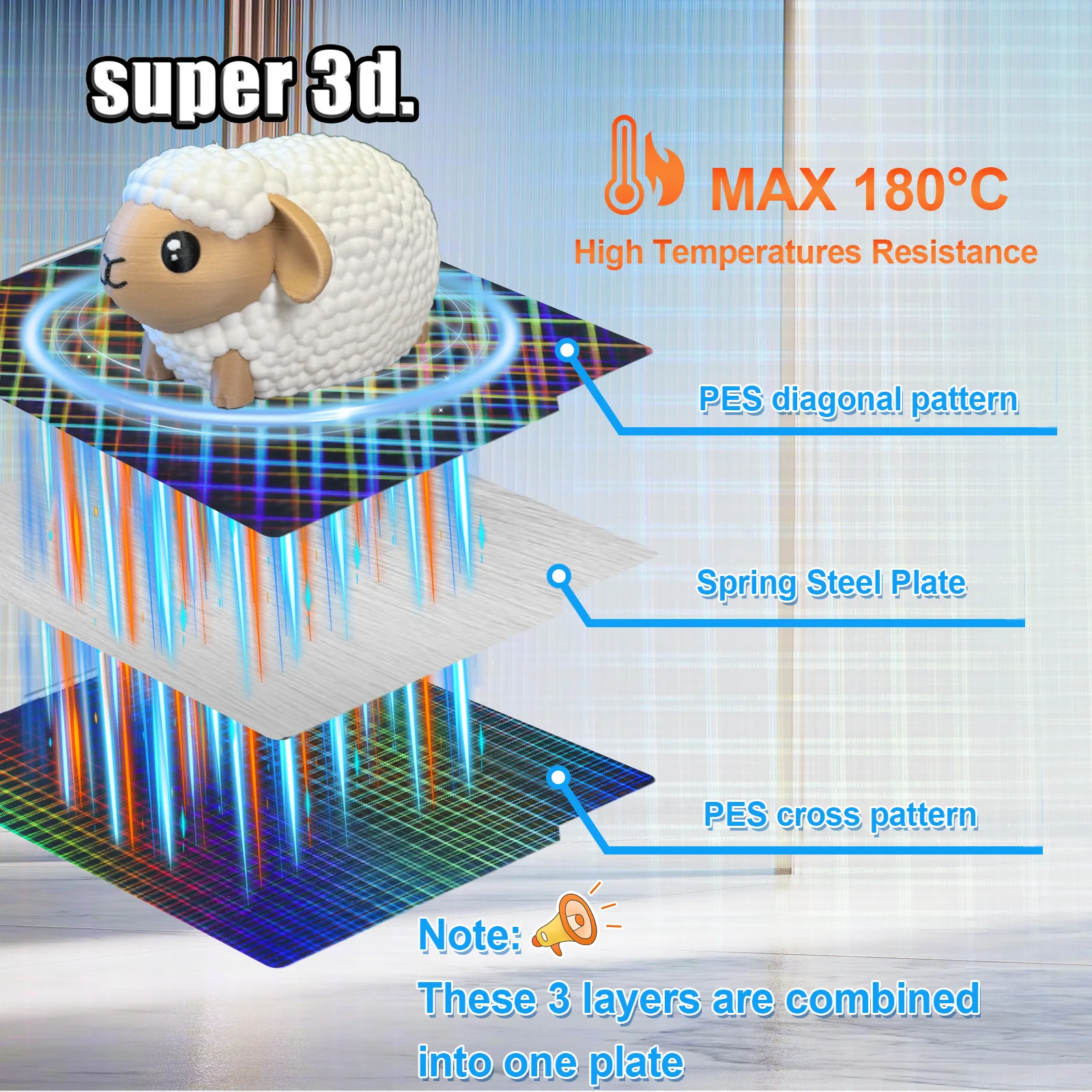 부드러운 PEI Bamblab 빌드 플레이트, 257x257 Bambu Lab X1C P1P H1H 빌드 플레이트, PEO PET 용수철 스틸 시트, 3D 프린터 p1s HeatBed