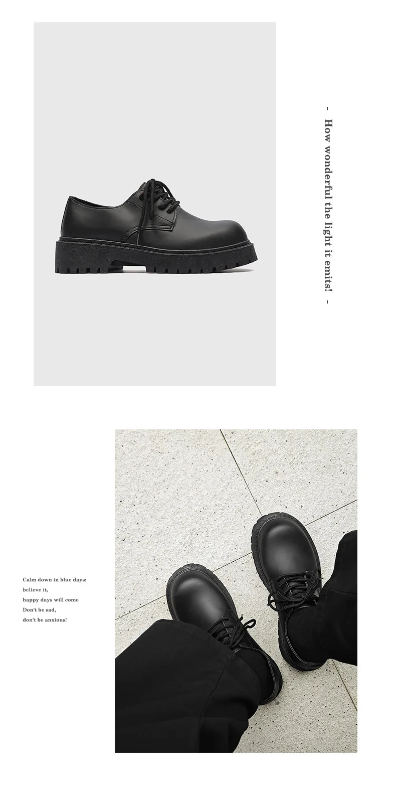 حجم كبير أحذية جلدية للرجال منصة سوداء الدانتيل يصل حذاء كاجوال للشباب النمط البريطاني الأعمال الأحذية الاجتماعية Zapatos Hombre