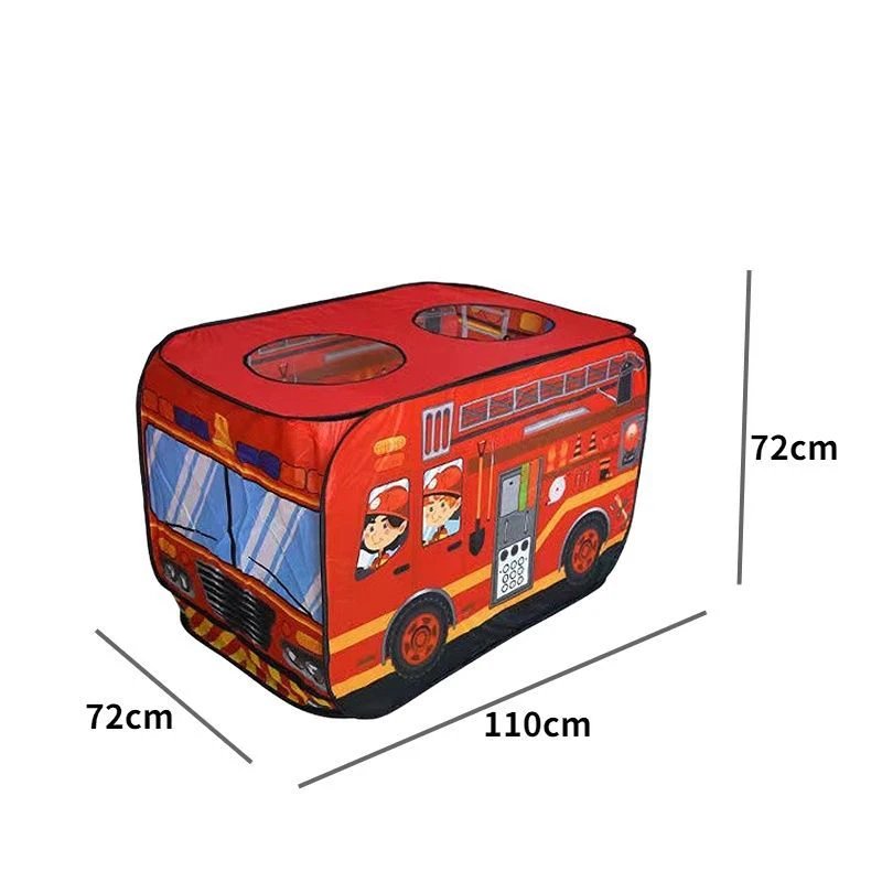 Pop Up Play Tent Foldable Ice Cream Van Playhouse Vehicle Toys for Kids Role Play for Toddlers Boys and Girls Gift Outdoor Game 5