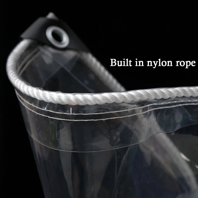 Bâche Transparente Étanche 1X2M, Bâche Imperméable Avec