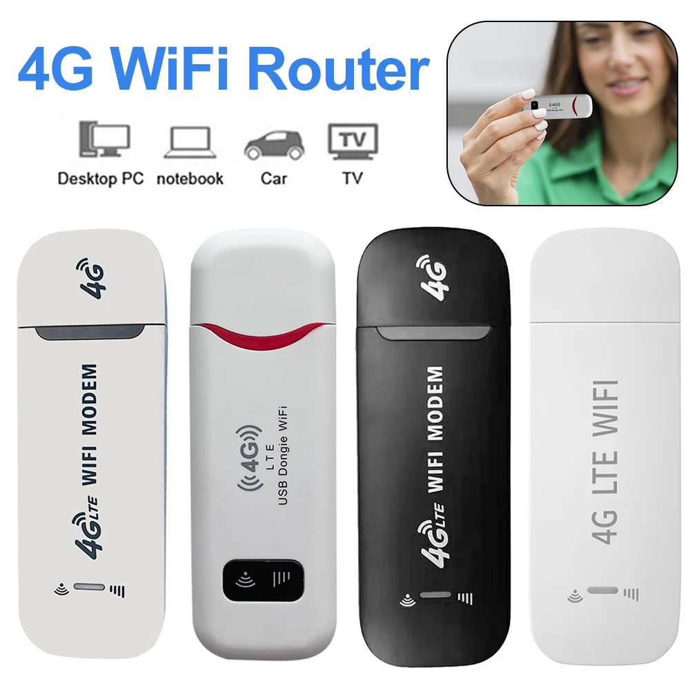 Routeur WiFi 4G LTE sans fil, 150Mbps, carte SIM, Modem USB Portable,  Dongle de poche, Hotspot Mobile, haut débit, pour le bureau et la maison