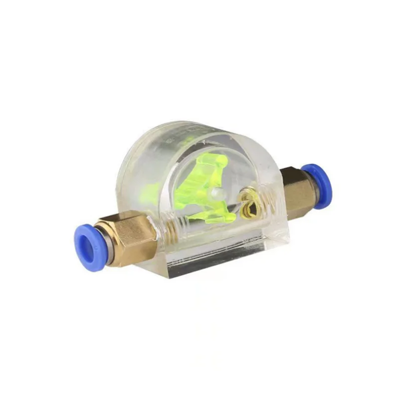 Spindle Motor Flow Indicator Water Cooling System Coolant Filter Rotating Observer Connected To 8mm Water Pipe digital air pressure sensor water transducer oil transmitter level indicator price