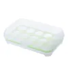 Single Layer Refrigerator Food 15 Eggs Airtight Storage Container Plastic Box 5