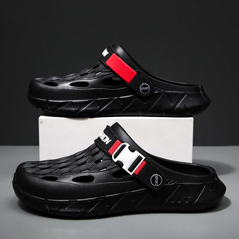 Summer men's sandals, anti-slip thick-soled, indoor and outdoor anti-slip beach slippers, large-sized sandals, shoes for men