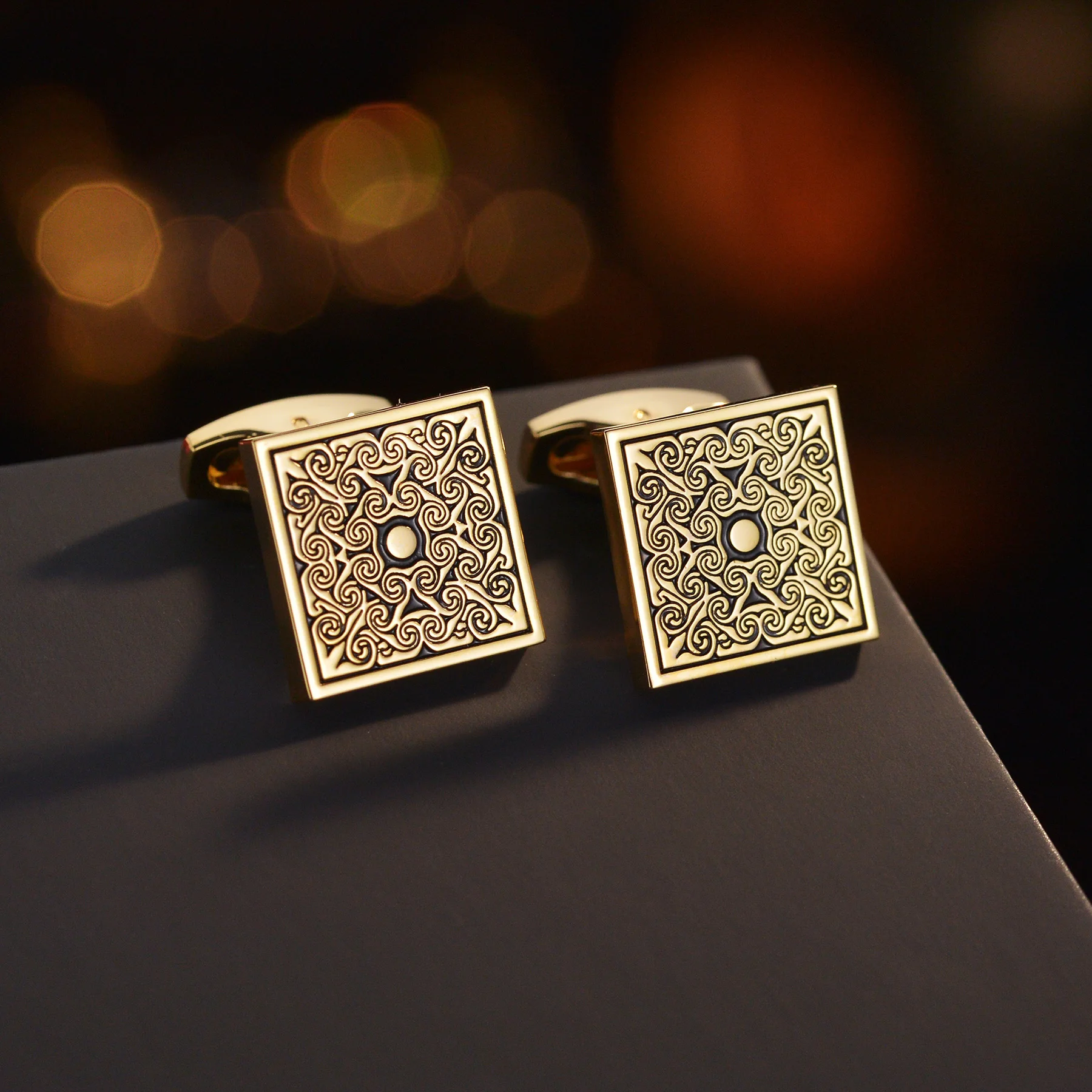 

Новинка, квадратные запонки, мужские запонки с узором, роскошные качественные запонки для свадьбы, подарка на день рождения