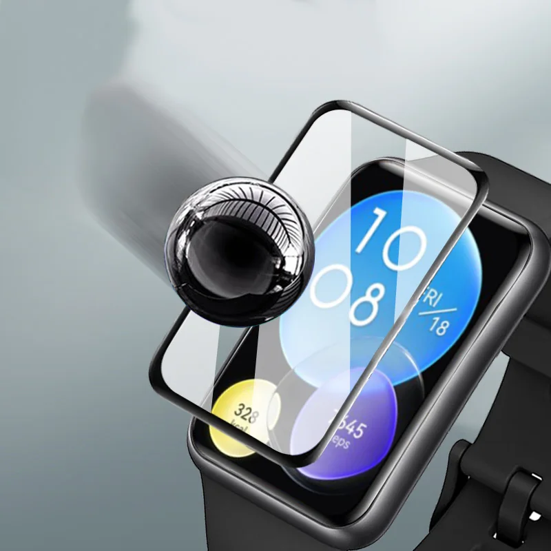 Miękkie szkło dla Huawei Watch Fit 2 Smartwatch 9D HD full Screen hartowane osłona ochronna fit2 akcesoria