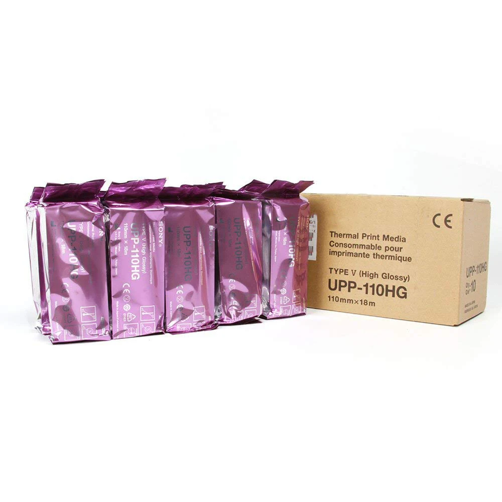 UPP-110HG Compatible Ultrasound Printing Paper Thermal Paper High Glossy Media Video Imaging For Sony Printing Paper