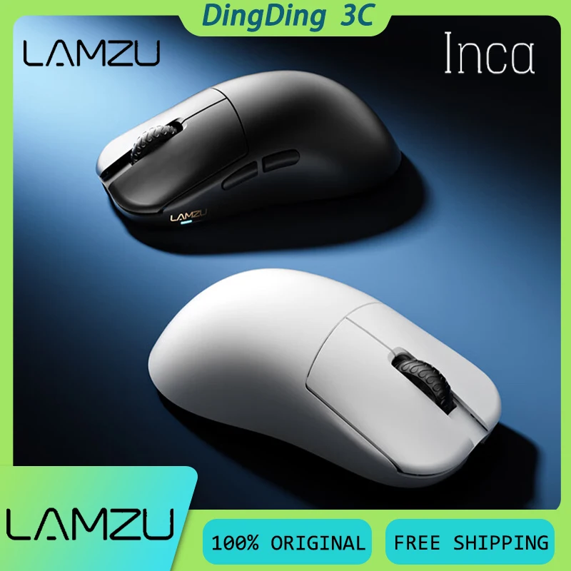 LAMZU Inca ワイヤレスマウス 軽量 PIXART 3950 サポート 8K