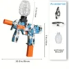 MP9 Electric Blaster - Automatic Splatter Ball Gun -Upgraded battery, High speed blaster -Gift, For Outdoor Games 2