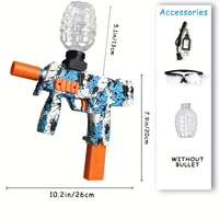 MP9 Electric Blaster - Automatic Splatter Ball Gun -Upgraded battery, High speed blaster -Gift, For Outdoor Games 2