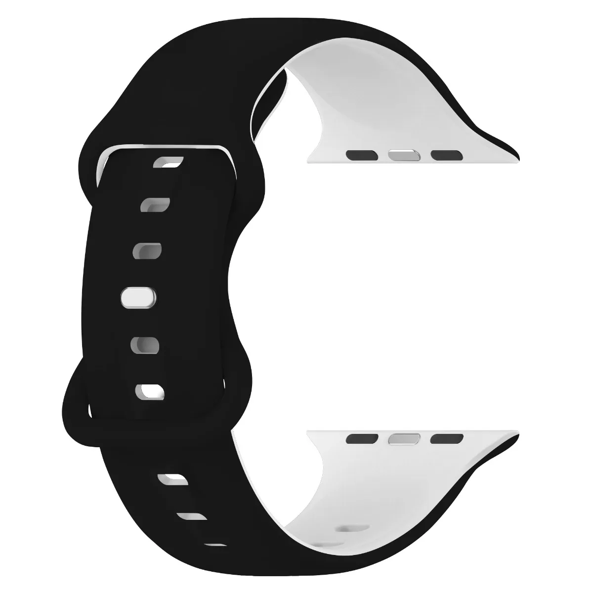 Cinturino per iWatch 42/44/45/49mm 38/40/41mm Cinturino sportivo in silicone alla moda per orologi serie Ultra2 Se 9/8/7/6/5/4/3_voghion.com