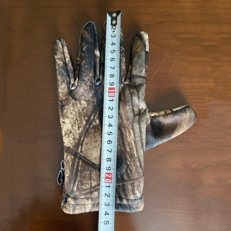 actical Gloves Biomimetic Mittens Camouflage Hunting Mitts Riding Running Cycling Touch Screen Silicone Anti Slip Breathable