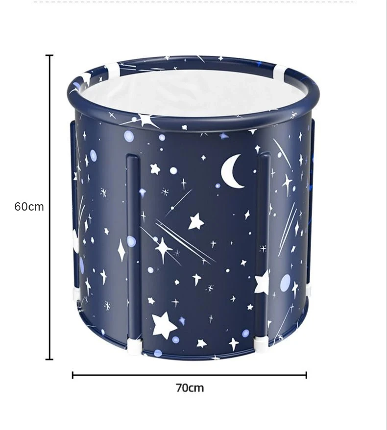 Foldable Bath Bucket PVC Material Hot Bath Ice Ice Therapy Sauna Adult bathtub Bathtubs Baby Large Family Pool