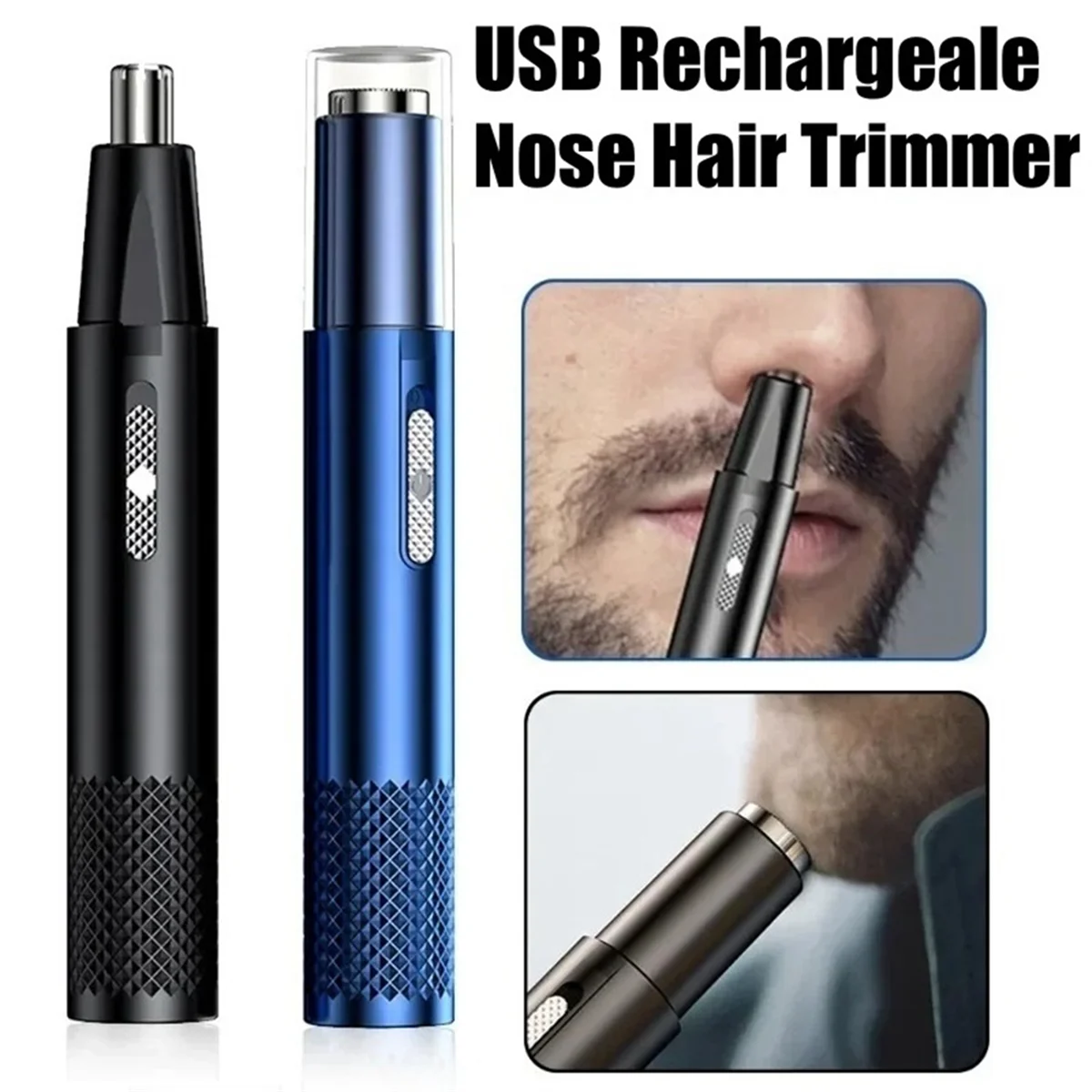 Electric Nose Hair Trimmer for Men USB Rechargeable Ear Nose Hair Trimmer Professional Trimming Tool Nose Hair Trimmer C 2