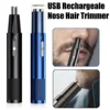 Electric Nose Hair Trimmer for Men USB Rechargeable Ear Nose Hair Trimmer Professional Trimming Tool Nose Hair Trimmer C 2
