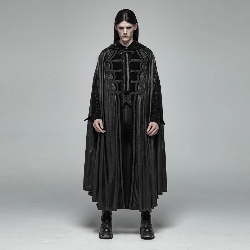 PUNK RAVE Gothic Retro Mysterious Cloak Men's Halloween