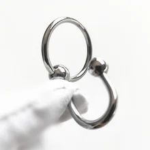  Male Sex Delay Glans Ring Metal Bead Penis Rings Stimulator Irritation Urethral Dilators Cock Ring Penis Plug Sex Toy For Men 