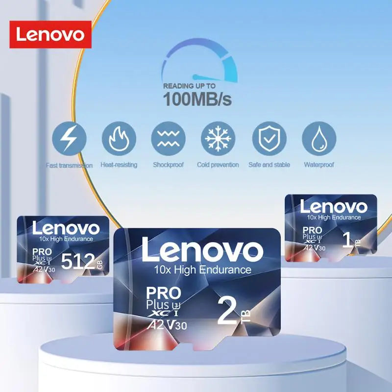 Lenovo 2Tb Micro Tf Sd Card Per Nintendo Switch Flash Memory Card 1Tb 512Gb 256Gb 128Gb Classe 10 Sd Card Per Nintendo 64 Game