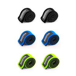Fishing Rod Holder Belt Strap with Rod Tie and Tackle Box Accessories (3 Color 6 Pcs)