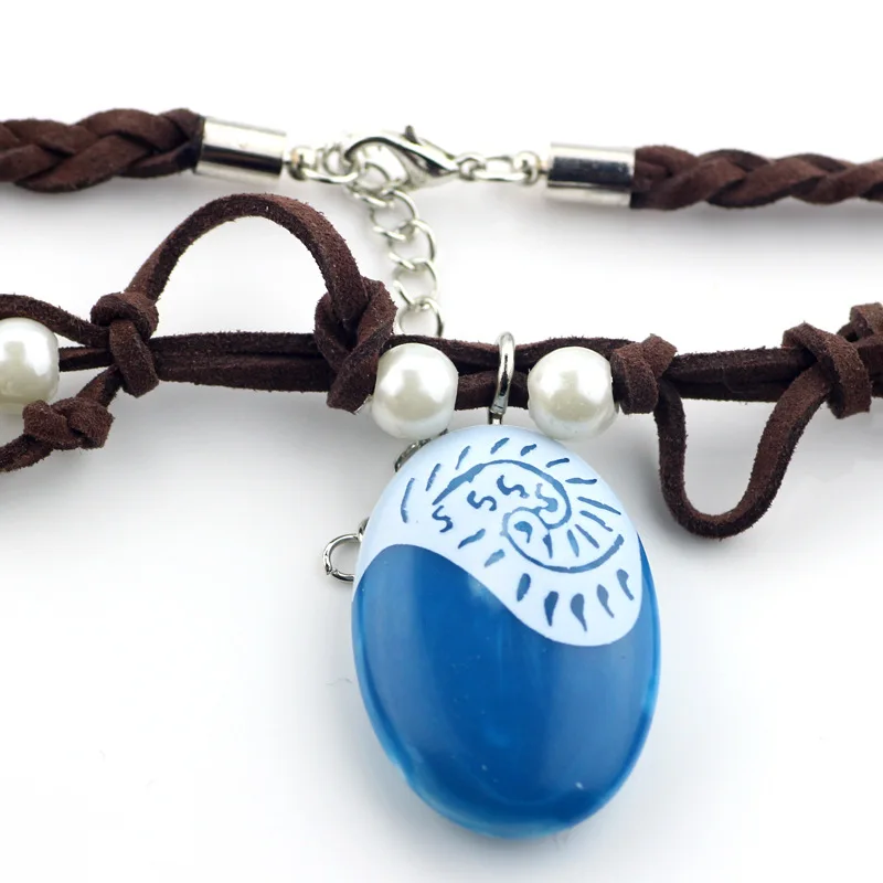 Moana Series Necklace Fantasy Comedy Adventure Movies Character Same Heart of The Ocean Pendant Necklace Presents 2