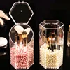 Transparent Acrylic Makeup Brush Holder Makeup Organizer Cosmetic Holder Pencil Lipstick Desk Container Table Makeup Storage Box 2