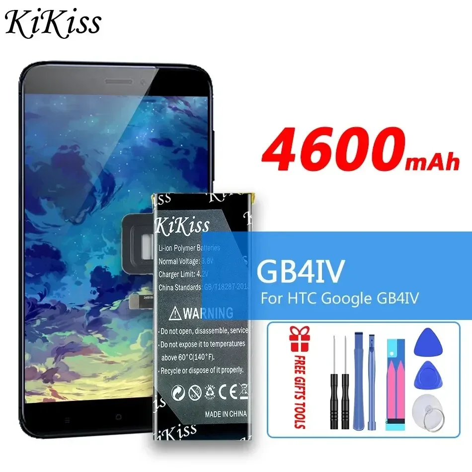 

Аккумулятор KiKiss 4600 мАч для HTC Google GB4IV, сменная батарея